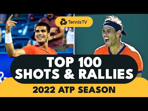 TOP 100 SHOTS & RALLIES: 2022 ATP SEASON!