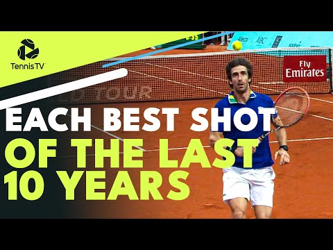 The Best ATP Tennis Shot Every Year for the Last 10 Years!