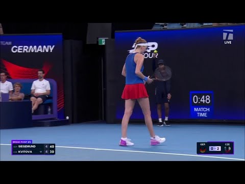 KVITOVA STRAIGHT SET VICTORY