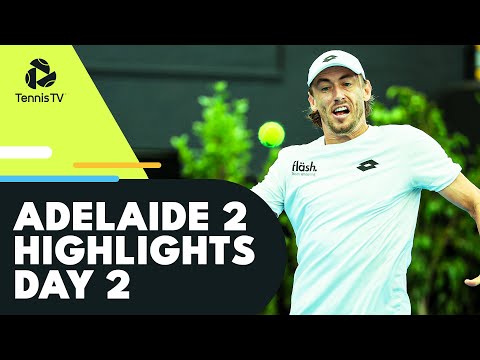 Millman Battles Ramos-Vinolas; Ymer, Ruusuvuori & Paul Also Play | Adelaide 2 2023 Day 2 Highlights