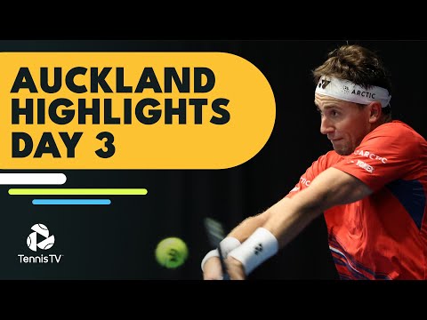 Ruud Takes On Djere; Norrie, Goffin & More Feature | Auckland 2023 Day 3 Highlights