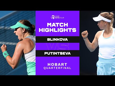 Anna Blinkova vs. Yulia Putintseva  | 2023 Hobart International | WTA Match Highlights