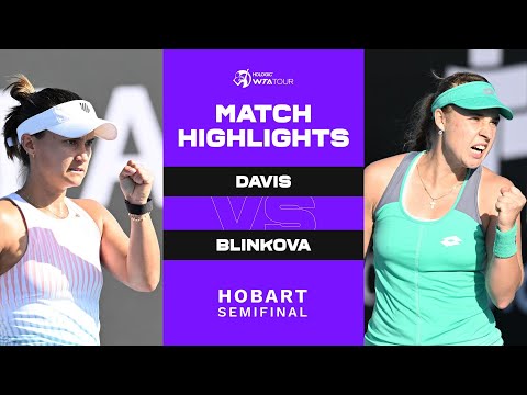 Lauren Davis vs. Anna Blinkova | 2023 Hobart International | WTA Match Highlights