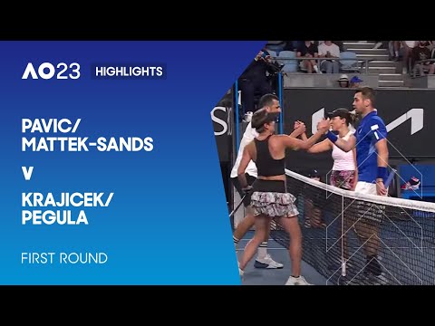 Pavic/Mattek-Sands v Krajicek/Pegula Highlights | Australian Open 2023 First Round