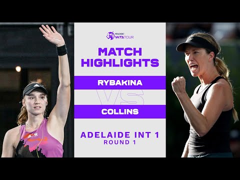 Elena Rybakina vs. Danielle Collins | 2023 Adelaide International 1 | WTA Match Highlights