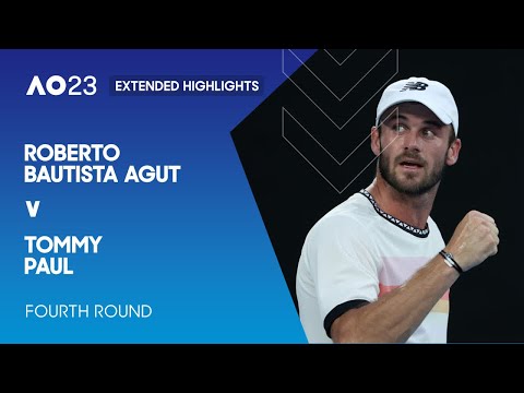 Roberto Bautista Agut v Tommy Paul Extended Highlights | Australian Open 2023 Fourth Round