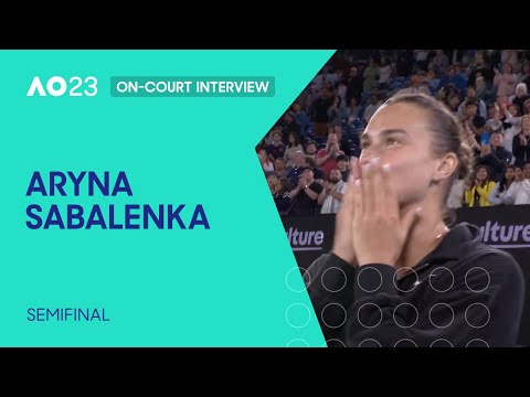 Aryna Sabalenka On-Court Interview | Australian Open 2023 Semifinal