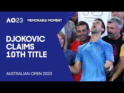 Championship Point | Emotional Djokovic Wins Title | Australian Open 2023