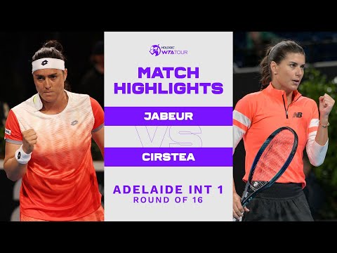 Ons Jabeur vs. Sorana Cirstea | 2023 Adelaide International 1 | WTA Match Highlights