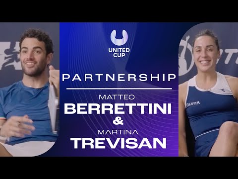 Team Italy chats Partnership | 2023 United Cup