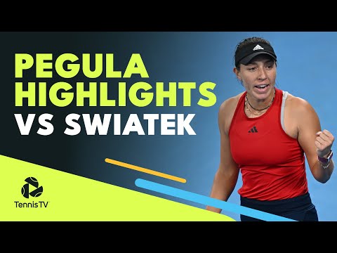 Jessica Pegula Highlights Vs Iga Swiatek | United Cup 2022