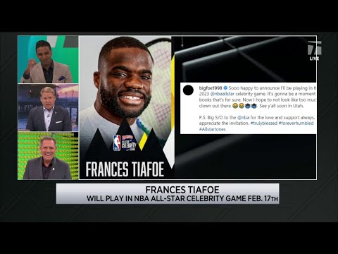 Frances Tiafoe Playing in the NBA Allstar Game | Tennis Channel Live