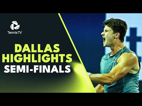 Wolf Faces Isner; Wu and Fritz Tangle | Dallas 2023 Semi-Final Highlights