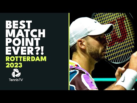 Best Match Point Ever? All The Angles Of INSANE Dimitrov Match Point! | Rotterdam 2023