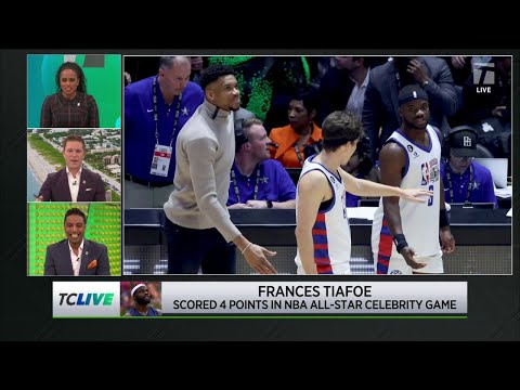 Frances Tiafoe Plays In NBA All-Star Celebrity Game | Tennis Channel Live 2023