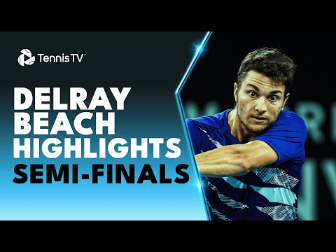 Fritz Duels With McDonald | Kecmanovic Clashes With Albot | 2023 Delray Beach Semi-Final Highlights