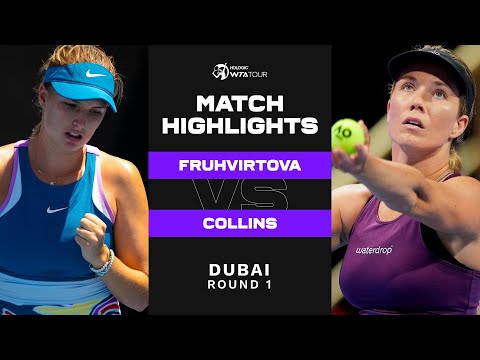 Linda Fruhvirtova vs. Danielle Collins | 2023 Dubai Round 1 | WTA Match Highlights