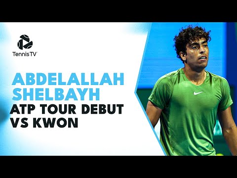 The First Jordanian To Play An ATP Tour Match! Shelbayh vs Kwon Highlights | Doha 2023