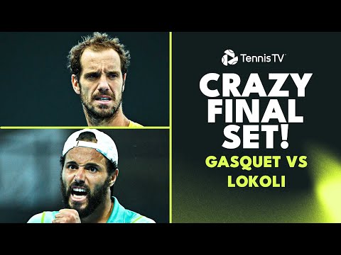 CRAZY Final Set In Rollercoaster Gasquet vs Lokoli Match | Marseille 2023 Highlights