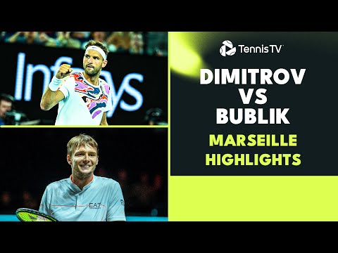 Entertaining & Dramatic Dimitrov vs Bublik Highlights | Marseille 2023