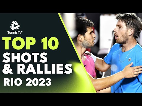 Alcaraz Steals The Highlights Show In Rio! | Top 10 Best Shots & Rallies From Rio 2023