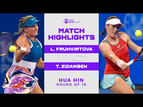 Linda Fruhvirtova vs. Tamara Zidansek | Hua Hin Round of 16 | WTA Match Highlights