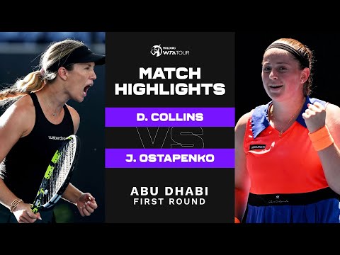 Danielle Collins vs. Jelena Ostapenko | 2023 Abu Dhabi First Round | WTA Match Highlights