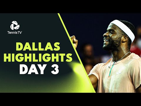 Tiafoe Faces McDonald; Shapovalov & Wolf In Action | Dallas 2023 Day 3 Highlights