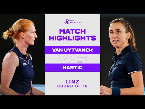 Alison Van Uytvanck vs. Petra Martic | 2023 Linz Round of 16 | WTA Match Highlights