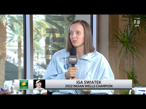 Iga Swiatek: ‘want to stay focused’ | 2023 Indian Wells Second Round Win Interview