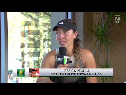 Jessica Pegula: ‘It was a tough battle’ | 2023 Indian Wells Third Round Win Interview