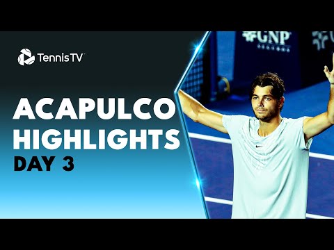 Ruud & Daniel Tussle; Fritz Battles Shapovalov | Acapulco 2023 Highlights Day 3