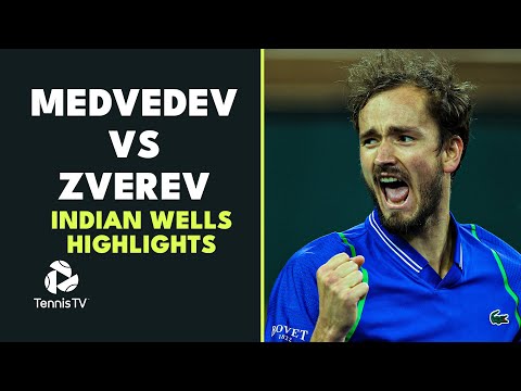 The Match That Had EVERYTHING! Medvedev vs Zverev Epic | Indian Wells 2023 Highlights