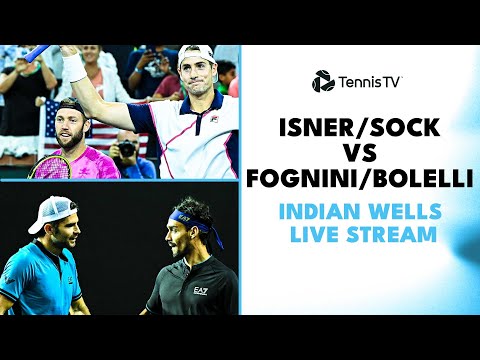 John Isner & Jack Sock vs Fabio Fognini & Simone Bolelli: Indian Wells 2023 Live Streams!