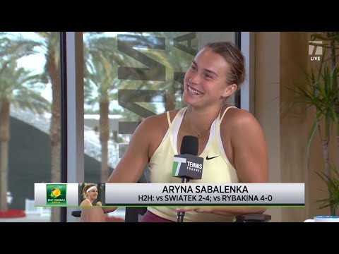 Aryna Sabalenka: 2022 Indian Wells Semifinal Win Interview