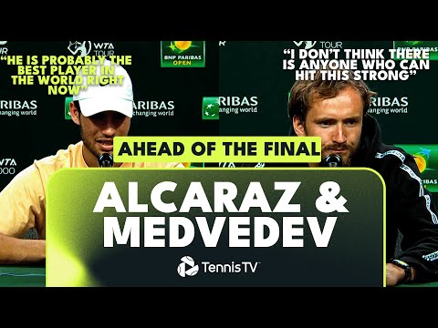 Daniil Medvedev and Carlos Alcaraz Discuss their Indian Wells Final Meeting!