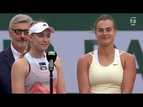 Elena Rybakina; Indian Wells Final