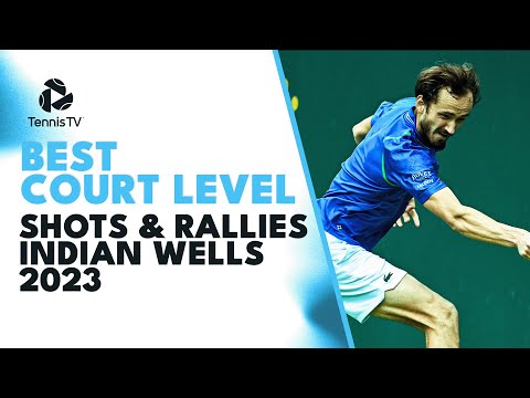 Best Court Level Shots & Rallies | Indian Wells 2023