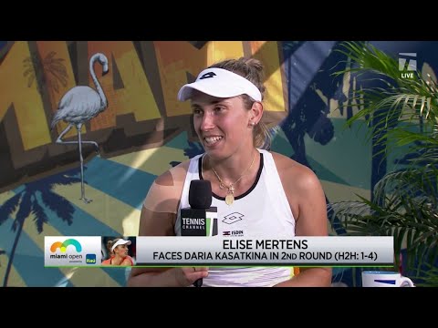 Elise Mertens: 2023 Miami Open Win Interview