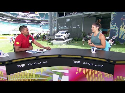 Bianca Andreescu: 2023 Miami First Round Win Interview