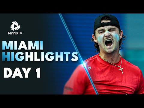 Murray Plays Lajovic; Isner & Bublik In Action | Miami 2023 Highlights Day 1