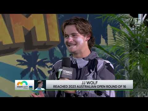 JJ Wolf: 2023 Miami First Round Win Interview