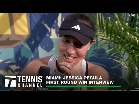 Jessica Pegula: 2023 Miami First Round Win Interview