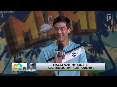 Mackenzie McDonald: 2023 Miami First Round Win Interview