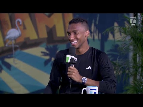 Felix Auger-Aliassime: 2023 Miami Second Round Win Interview