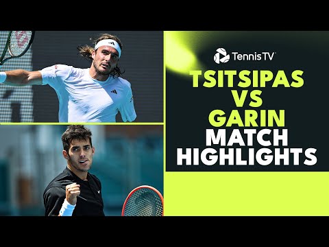 Stefanos Tsitsipas Begins Miami Campaign vs Cristian Garin | Miami 2023 Highlights