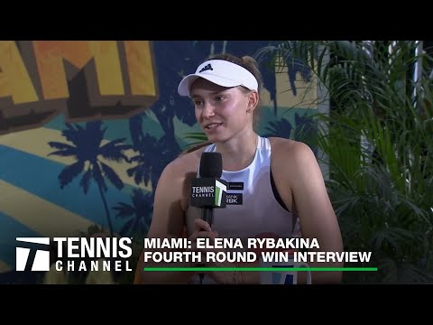 Elena Rybakina: 2023 Miami Open Fourth Round Win Interview