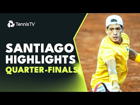 Jarry Faces Hanfmann; Baez & Djere Clash | Santiago 2023 Quarter-Final Highlights