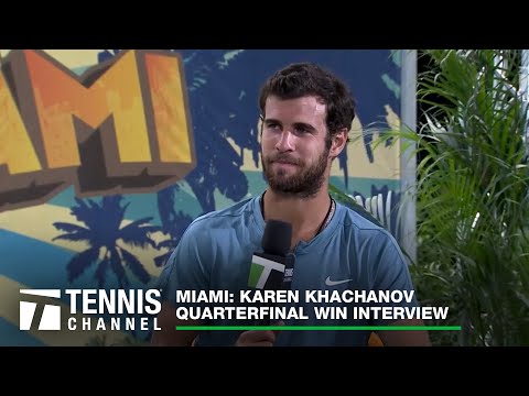 Karen Khachanov: 2023 Miami Quarterfinal Win Interview