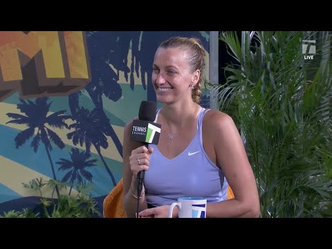 INTERVIEW: P. Kvitova; Miami QF win